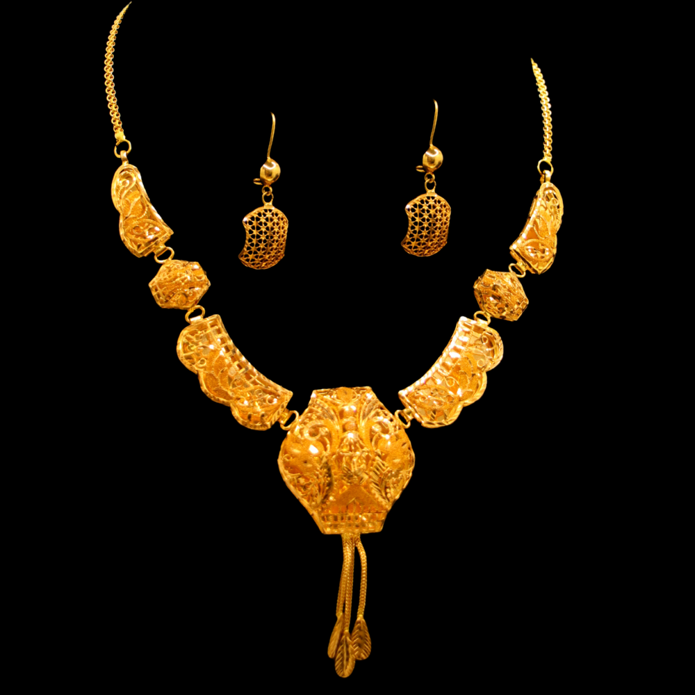 21K Short Necklace Set – SB26125